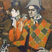Detail of At the Lapin Agile by Picasso in the Metropolitan Museum of Art, May 2011