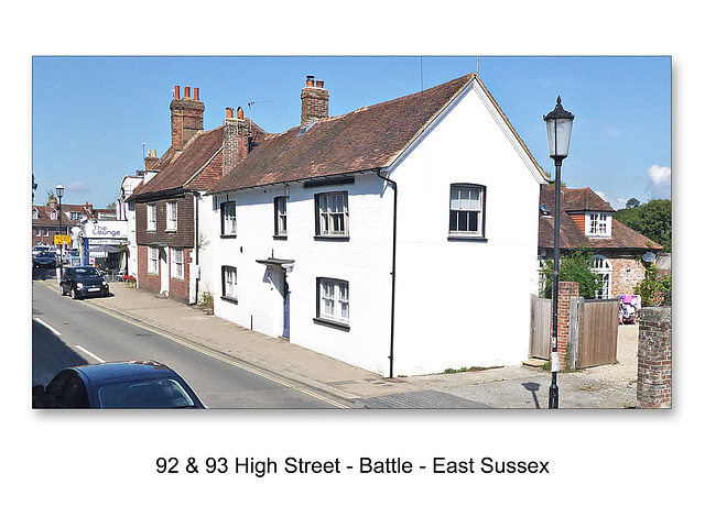 92 & 93 High Street - Battle - East Sussex - 30.8.2016