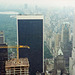 Looking north towards Central Park from the Rockerfeller Centre (Scan from June 1981)