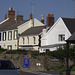 Some houses bordering the beach road