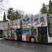 School Bus in the Street of Feldkirch