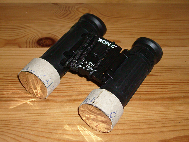 Prepped binoculars