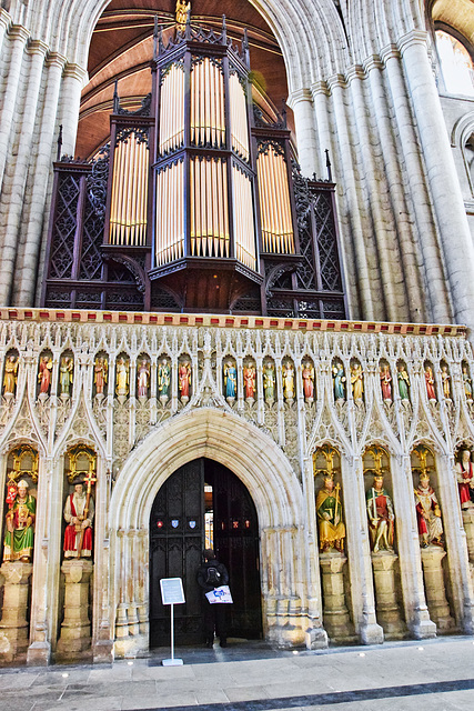 Organ from the front
