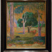 "Paysage avec un cochon et un cheval" (Paul Gauguin - 1903)