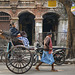 Woman on Rickshaw