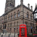 Telephone Box In Front Of Chester Town Hall