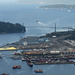 Aerial View of North Vancouver Docks