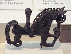 Horse and Rider Fibula in the Archaeological Museum of Madrid, October 2022