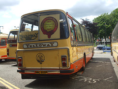 DSCF0534  Preserved Yelloway NNC 855P outside Rochdale Town Hall