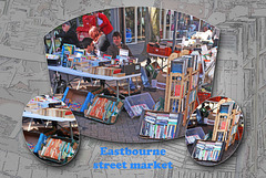 Book stall in Eastbourne Market - 23.9.2015