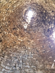 Interior view in kiln