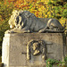 brompton cemetery ,london,lion memorial to gentleman john jackson, +1845, by e.h. baily