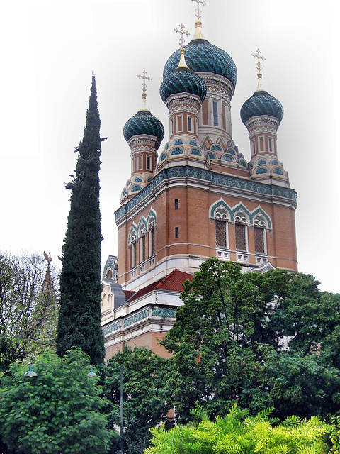 Nice - La cathédrale orthodoxe russe
