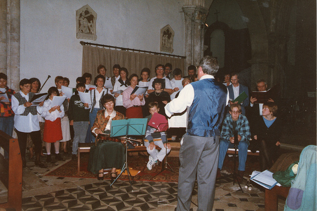 Concert à léglise de Mormant le 07/10/1995
