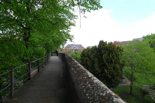 On Chester City Walls