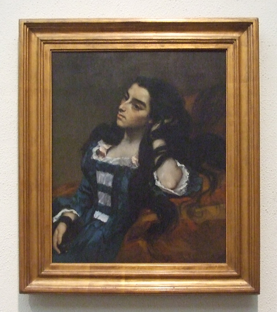 Spanish Woman by Courbet in the Philadelphia Museum of Art, January 2012
