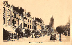 Lens (62) vers 1930. (Carte postale scannée).