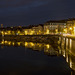 BESANCON: Le quai de Strasbourg, la iour de la Pelotte de nuit.