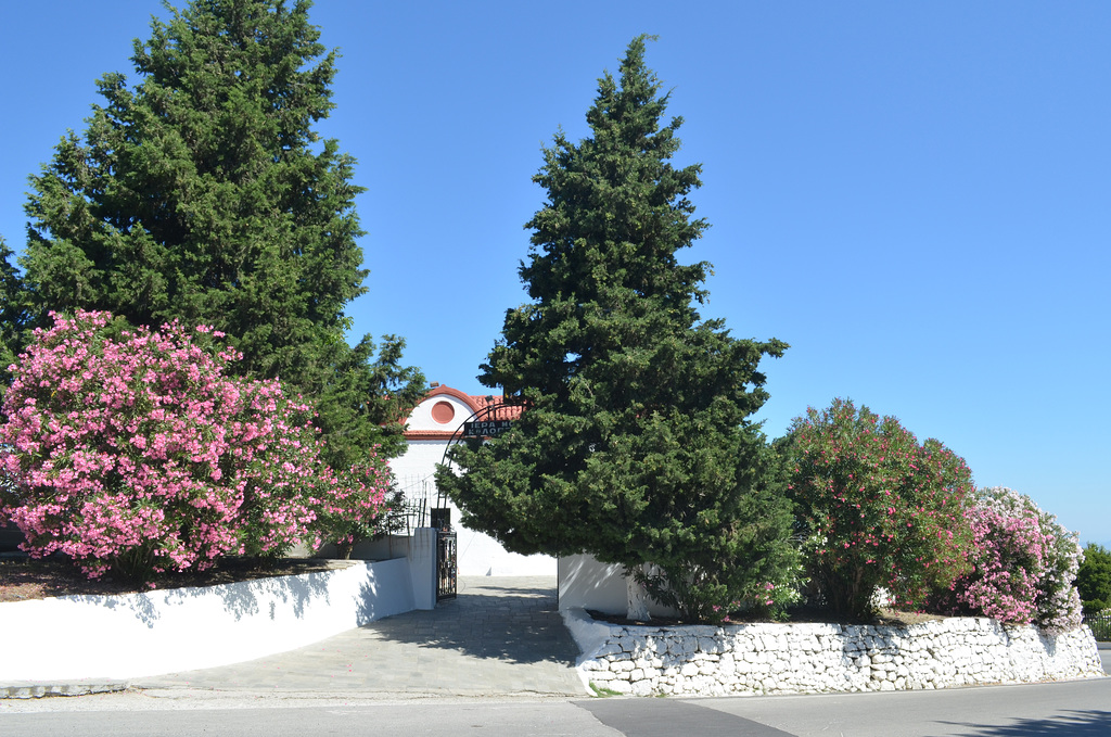 Rhodes, Entrance to the Monastery of Kalopetras