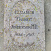 aldeburgh church, suffolk (29) tomb of elizabeth garrett anderson, feminist and suffragette;  first woman to openly qualify as a doctor in england and first woman to become a mayor  +1917
