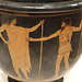 Detail of a Terracotta Bell-Krater Attributed to the Achilles Painter in the Metropolitan Museum of Art, October 2011