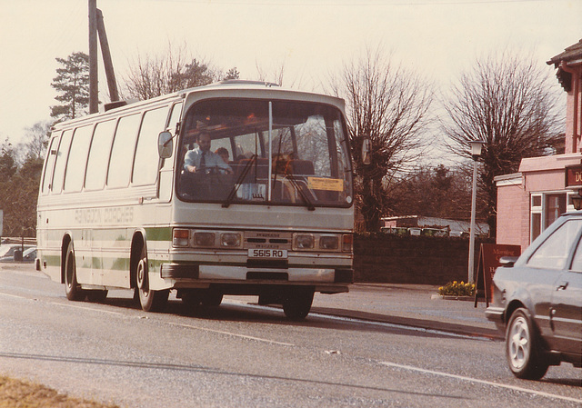 Abingdon Coaches (Percivals of Oxford) 5615 RO - 13 Apr 1985