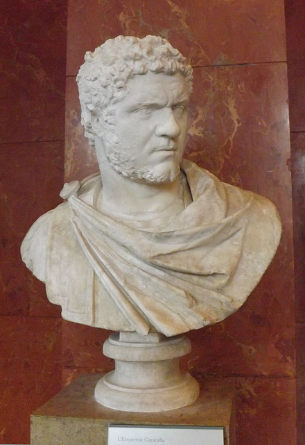 Emperor Caracalla Bust in the Louvre, June 2013