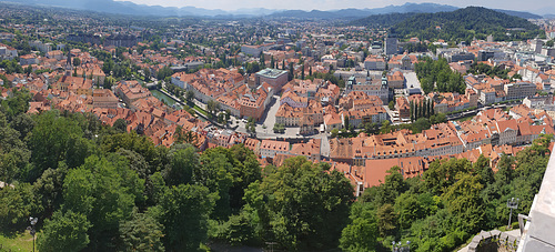 Panorama over Ljubljana