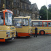 DSCF0552 Preserved Yelloway coaches outside Rochdale Town Hall