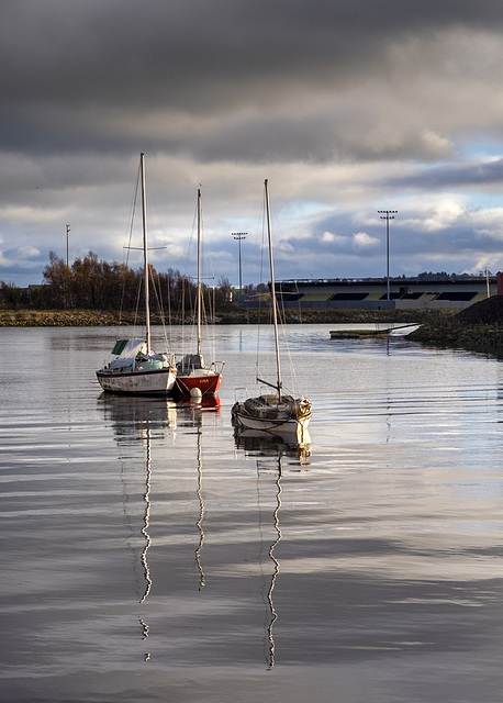 Three Yachts, River Leven, Dumbarton
