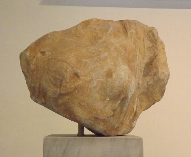 Fragment of a Statue of Aphrodite from Daphni in the National Archaeological Museum of Athens, May 2014