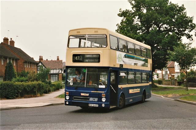 West Midlands Travel 2648 (ROX 648Y) in Longbridge, Birmingham – Jun 1988 (70-3)