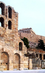 GR - Athen - Blick hinauf zum Parthenon