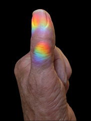 coloured thumb