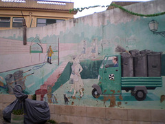 Mural of the Urban Cleaning Centre.