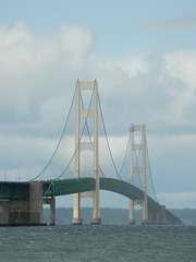 Mackinaw Bridge in Michigan