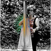 Lili (harpe celtique) à l'art est dans les bois (22) avec effet de mon appareil photo