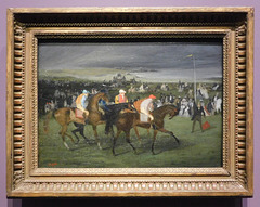 At the Races: The Start by Degas in the Metropolitan Museum of Art, December 2023
