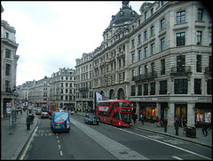 bussing along Regent Street