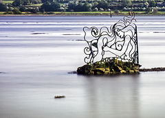 Mermaid at the Confluence of the Gruggies Burn and the River Clyde
