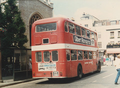 Eastern Counties FLF449 (HPW 449D) in Cambridge - Jul 1982