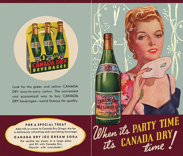 Canada Dry Soda Booklet, c1930