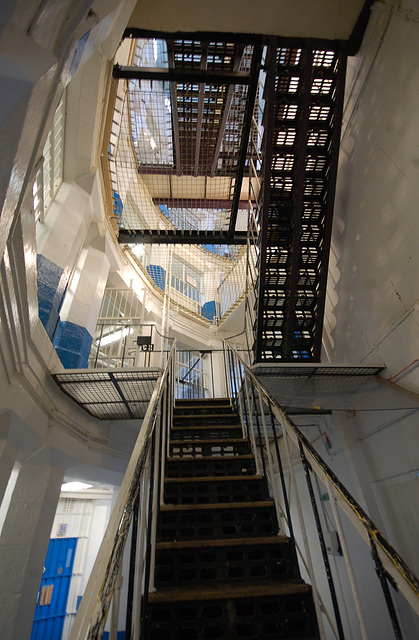Staircase, Lancaster Prison, Lancaster, Lancashire