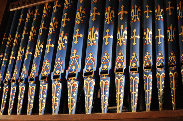 Organ Pipes, All Saints' Church, Burbage