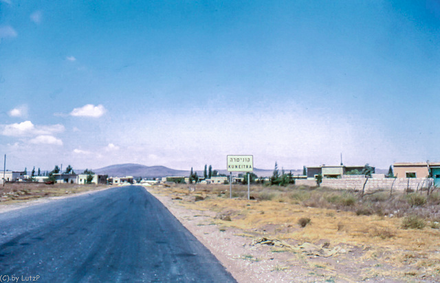 Roadblock Ahead - Deserted Qunaitra September 1971