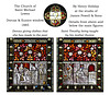 Lewes St Michael  Dorcas & Eunice details by H Holiday studio James Powell & Sons