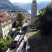Kathedrale San Lorenzo , mit der Standseilbahn von Lugano Altstadt zum Bahnhof SBB