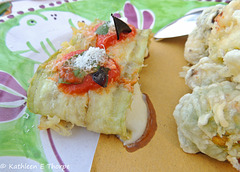 Positano Poseidon Hotel mozzarella stuffed zucchini 052014