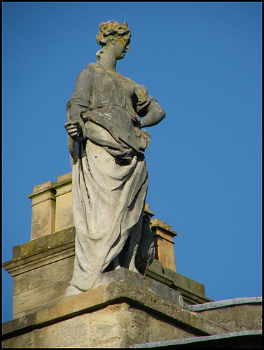 rooftop statue