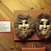 Caribou hide & fox fur masks
